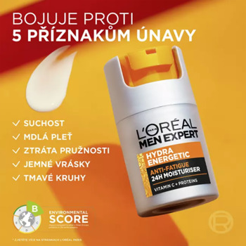 Hydra Energetic - Hydratačný krém proti známkam únavy pre mužov